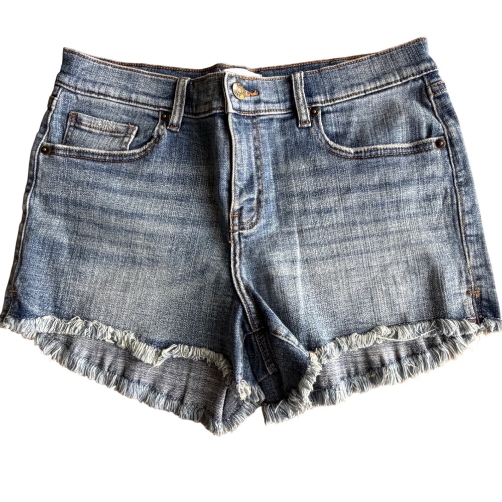 Pistola Denim Cut Off Shorts Medium Wash Frayed Raw Hem P4991WSE-SWE Size 30